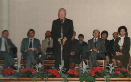 Harold Bridges Opening the Hall 2