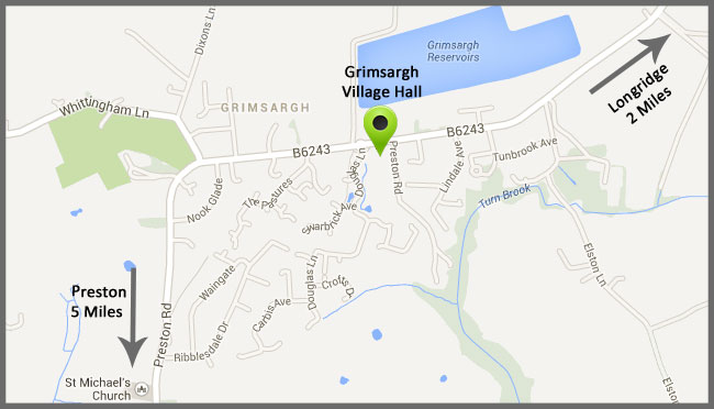 Where to Find Grimsargh Village Hall